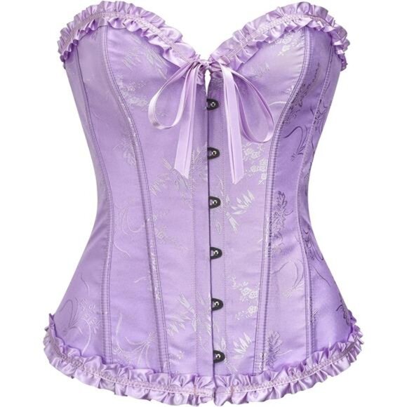 Tops - Corset Tops for Women Lavender Frost Purple
